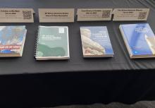 Image of four text books.